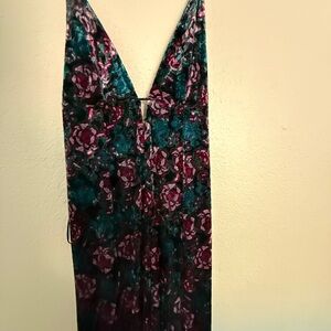 Floral V-Neck Jumpsuit